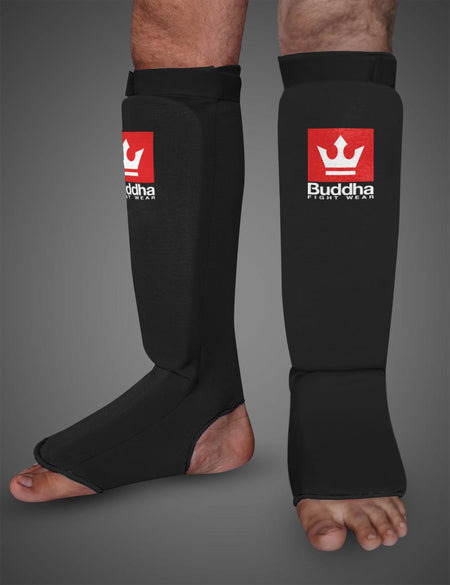 Ergonomic Shin Guards - Black