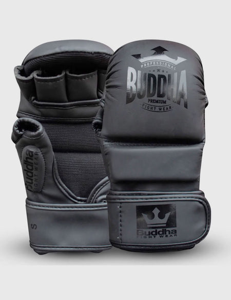 MMA Competition Gloves - Matte Black